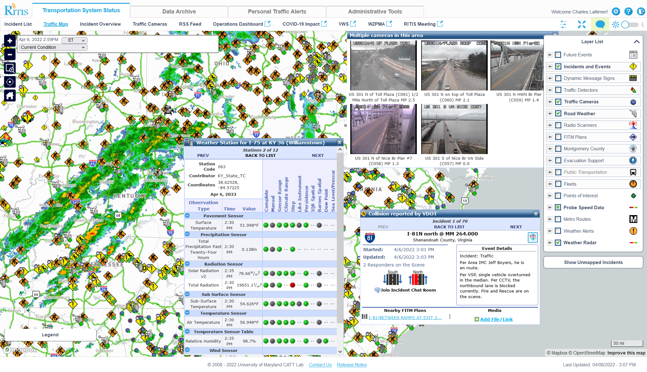 RITIS Tool Catalog | Regional Integrated Transportation Information System